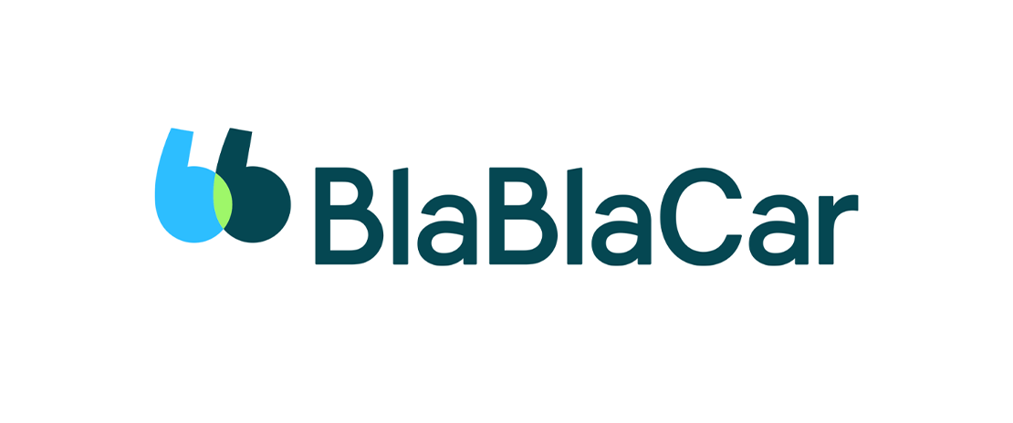 Símbolo da empresa de transporte de aplicativo BlaBlaCar.